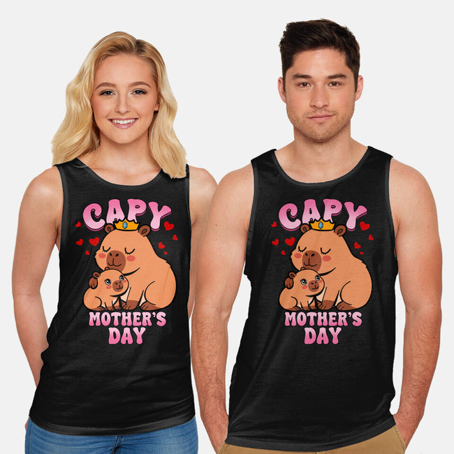 Capy Mother's Day-Unisex-Basic-Tank-Boggs Nicolas