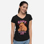 Capy Mother's Day-Womens-V-Neck-Tee-Boggs Nicolas