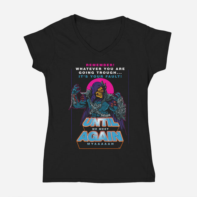 Villain Wisdom-Womens-V-Neck-Tee-AndreusD