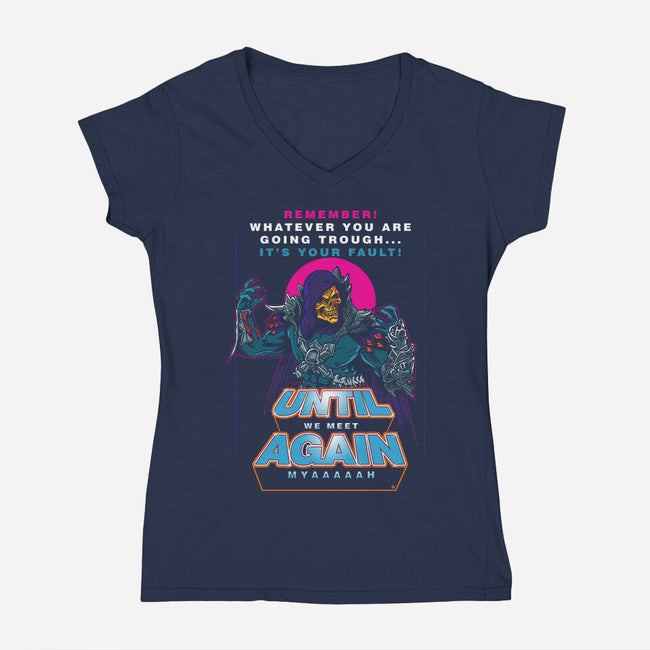 Villain Wisdom-Womens-V-Neck-Tee-AndreusD