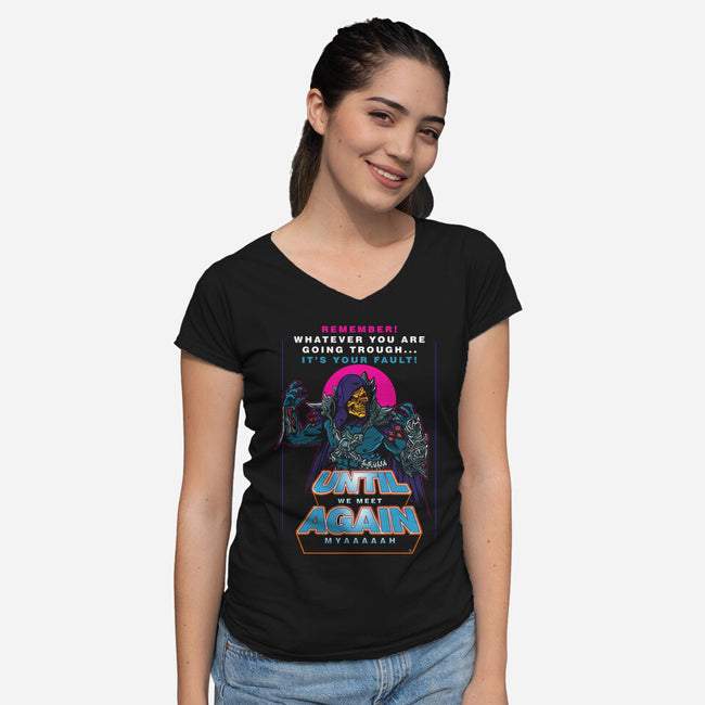 Villain Wisdom-Womens-V-Neck-Tee-AndreusD