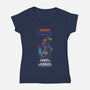 Villain Knowledge-Womens-V-Neck-Tee-AndreusD