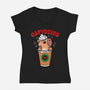 Capyccino-Womens-V-Neck-Tee-Boggs Nicolas