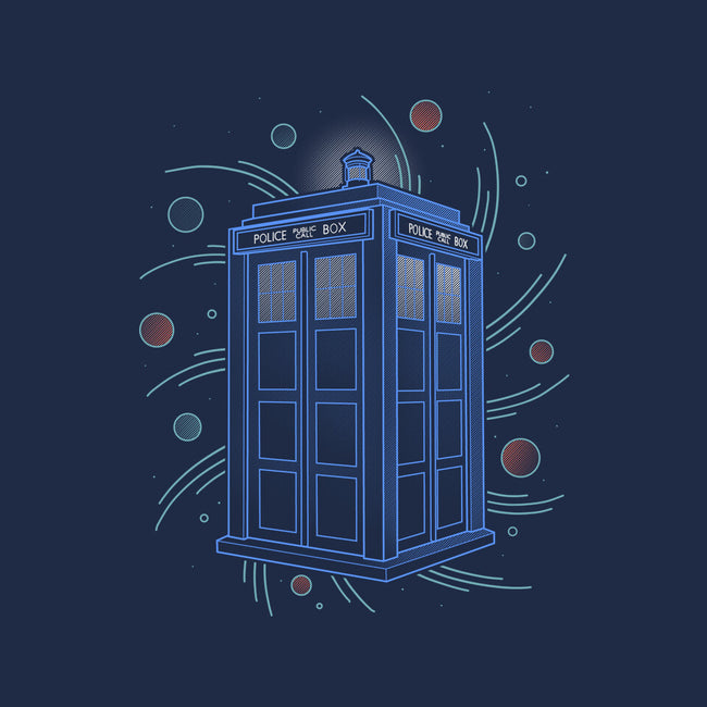 Neon Line-Art Time And Space Box-Unisex-Basic-Tank-Astrobot Invention