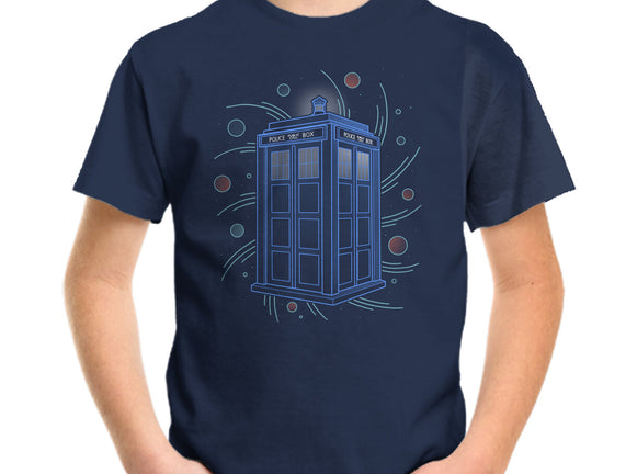 Neon Line-Art Time And Space Box