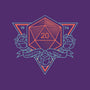 Neon Hipster Critical Dice-Womens-Basic-Tee-Astrobot Invention