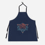 Neon Hipster Critical Dice-Unisex-Kitchen-Apron-Astrobot Invention