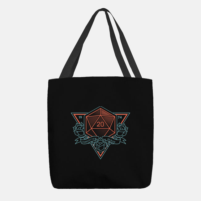 Neon Hipster Critical Dice-None-Basic Tote-Bag-Astrobot Invention