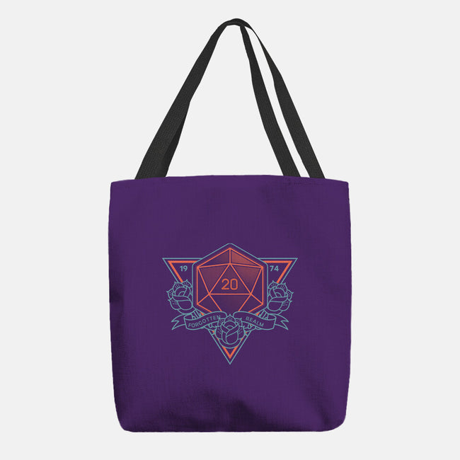 Neon Hipster Critical Dice-None-Basic Tote-Bag-Astrobot Invention
