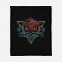 Neon Hipster Critical Dice-None-Fleece-Blanket-Astrobot Invention