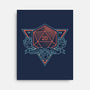 Neon Hipster Critical Dice-None-Stretched-Canvas-Astrobot Invention