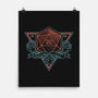 Neon Hipster Critical Dice-None-Matte-Poster-Astrobot Invention