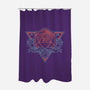 Neon Hipster Critical Dice-None-Polyester-Shower Curtain-Astrobot Invention