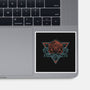 Neon Hipster Critical Dice-None-Glossy-Sticker-Astrobot Invention