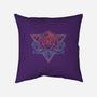 Neon Hipster Critical Dice-None-Removable Cover w Insert-Throw Pillow-Astrobot Invention