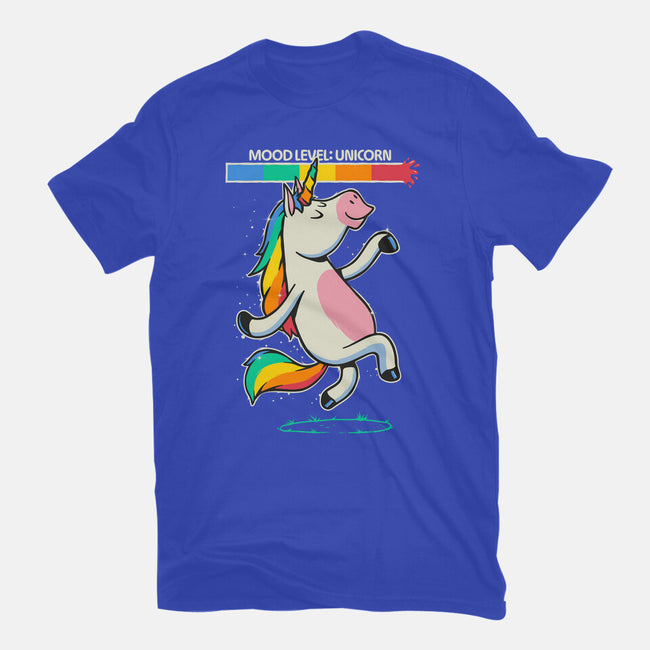 Mood Level Unicorn-Unisex-Basic-Tee-Popnotic