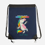 Mood Level Unicorn-None-Drawstring-Bag-Popnotic
