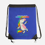 Mood Level Unicorn-None-Drawstring-Bag-Popnotic