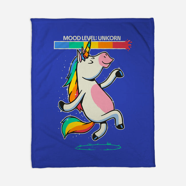 Mood Level Unicorn-None-Fleece-Blanket-Popnotic