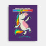 Mood Level Unicorn-None-Stretched-Canvas-Popnotic