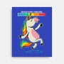 Mood Level Unicorn-None-Stretched-Canvas-Popnotic