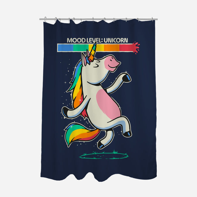 Mood Level Unicorn-None-Polyester-Shower Curtain-Popnotic