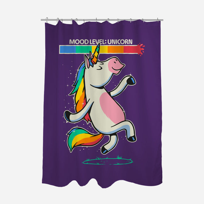 Mood Level Unicorn-None-Polyester-Shower Curtain-Popnotic