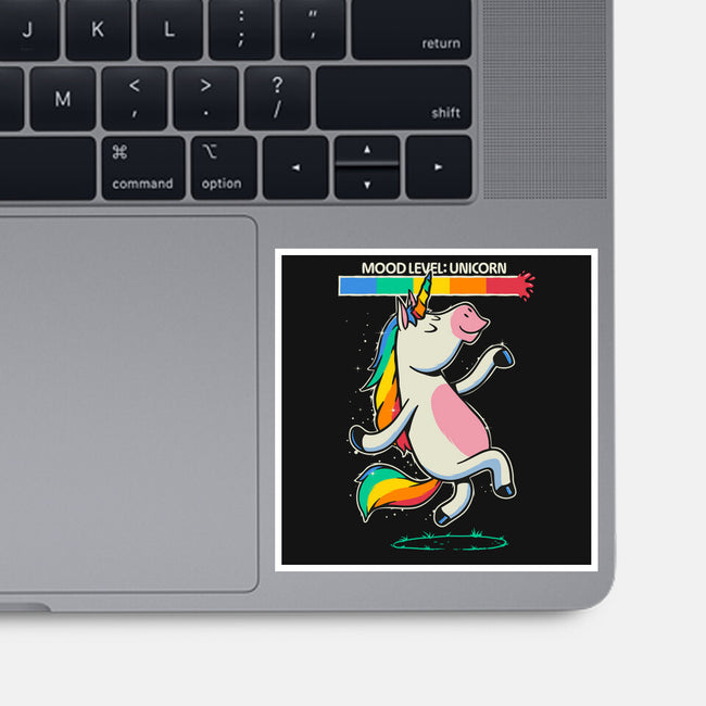 Mood Level Unicorn-None-Glossy-Sticker-Popnotic