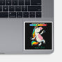 Mood Level Unicorn-None-Glossy-Sticker-Popnotic