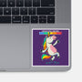 Mood Level Unicorn-None-Glossy-Sticker-Popnotic