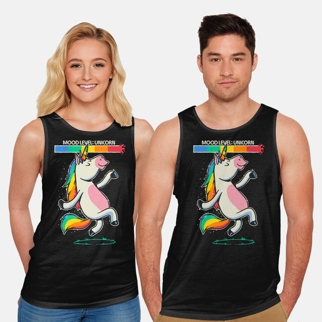 Mood Level Unicorn-Unisex-Basic-Tank-Popnotic