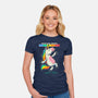 Mood Level Unicorn-Womens-Fitted-Tee-Popnotic