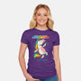 Mood Level Unicorn-Womens-Fitted-Tee-Popnotic