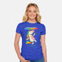 Mood Level Unicorn-Womens-Fitted-Tee-Popnotic
