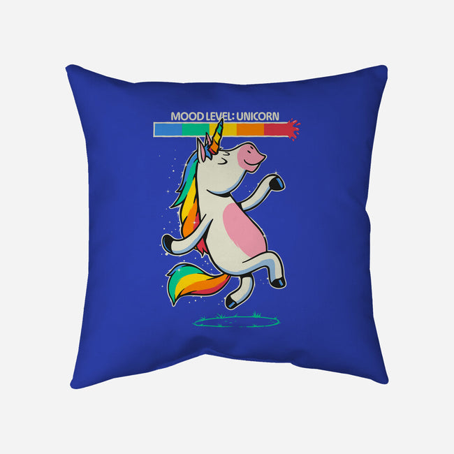 Mood Level Unicorn-None-Removable Cover w Insert-Throw Pillow-Popnotic