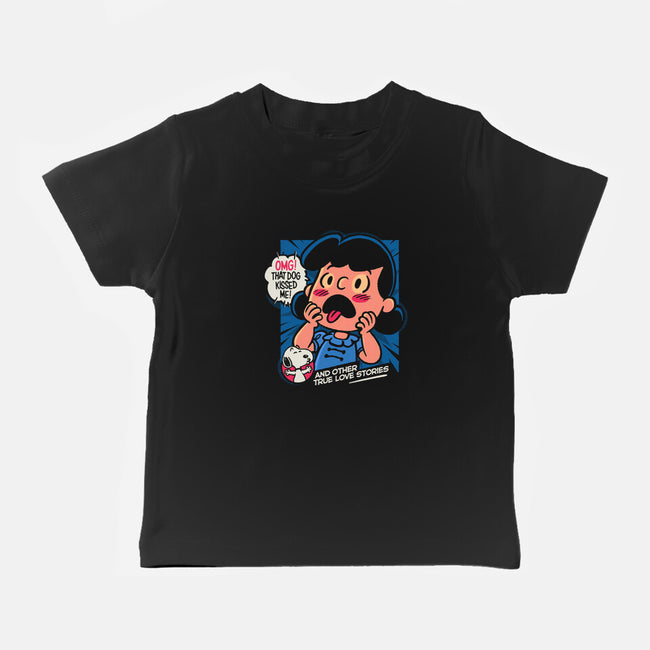 That Dog Kissed Me-Baby-Basic-Tee-Popnotic