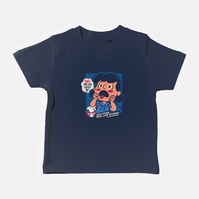 That Dog Kissed Me-Baby-Basic-Tee-Popnotic