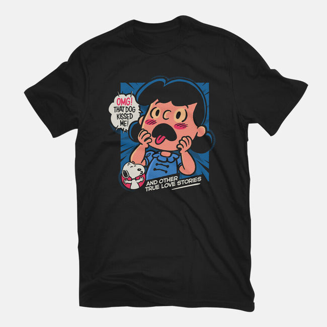 That Dog Kissed Me-Mens-Heavyweight-Tee-Popnotic