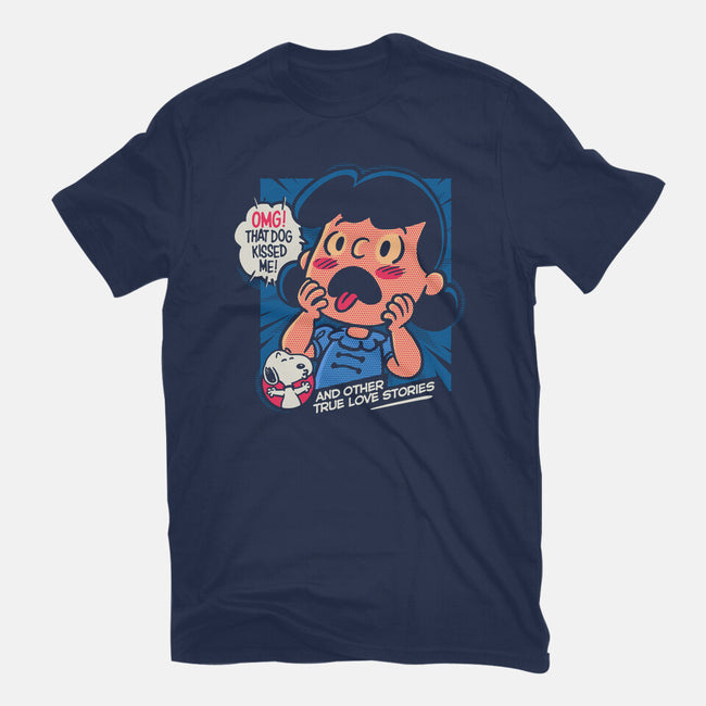 That Dog Kissed Me-Mens-Heavyweight-Tee-Popnotic