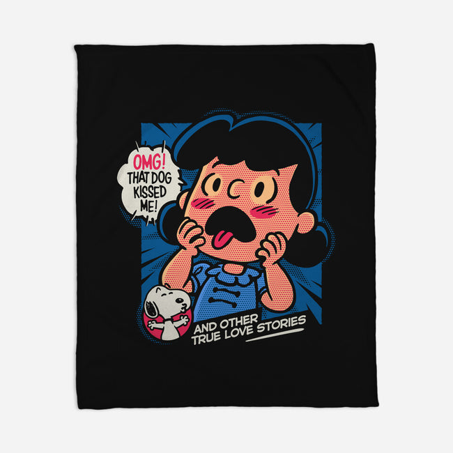 That Dog Kissed Me-None-Fleece-Blanket-Popnotic