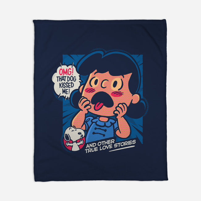 That Dog Kissed Me-None-Fleece-Blanket-Popnotic