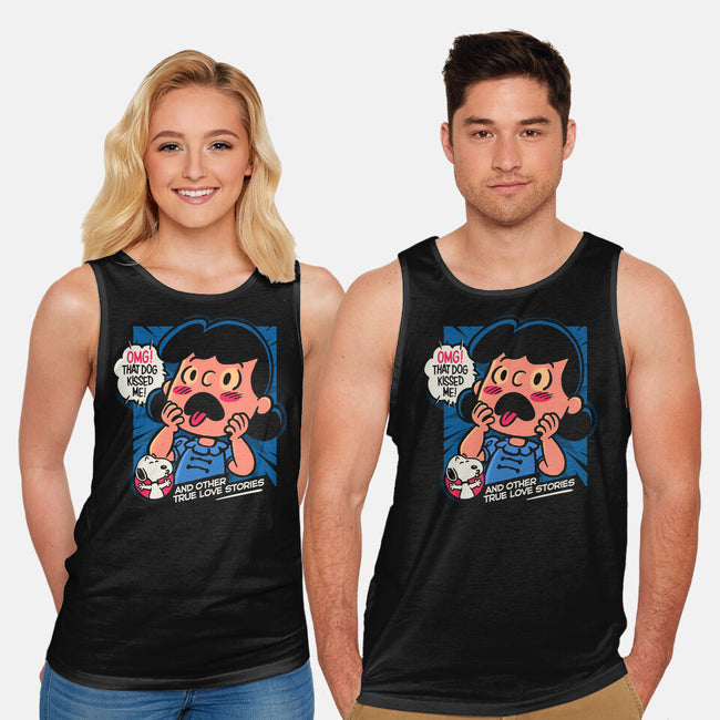 That Dog Kissed Me-Unisex-Basic-Tank-Popnotic