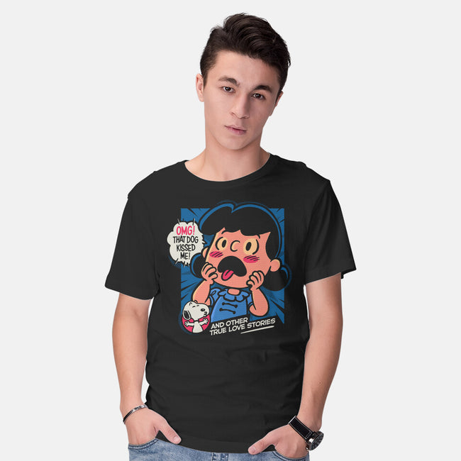 That Dog Kissed Me-Mens-Basic-Tee-Popnotic