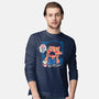 That Dog Kissed Me-Mens-Long Sleeved-Tee-Popnotic