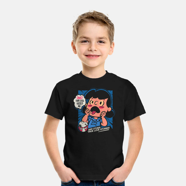 That Dog Kissed Me-Youth-Basic-Tee-Popnotic