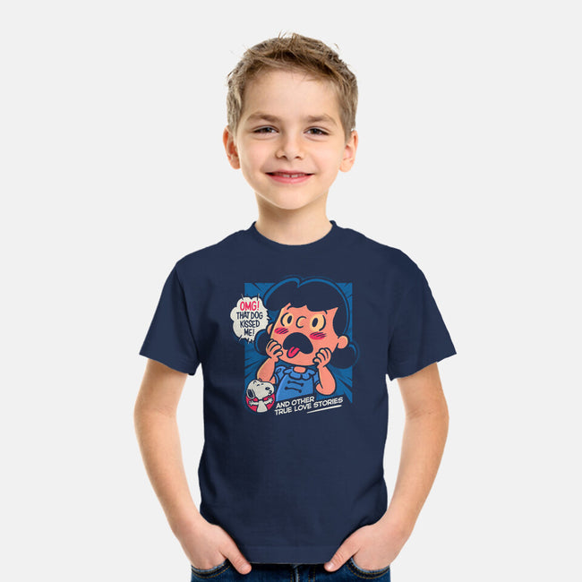 That Dog Kissed Me-Youth-Basic-Tee-Popnotic