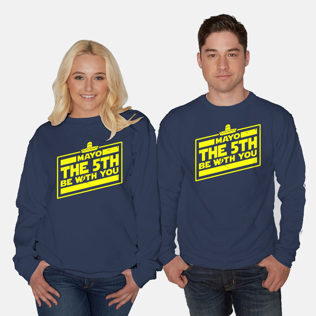 Mayo The 5th Be With You-Unisex-Crew Neck-Sweatshirt-Boggs Nicolas