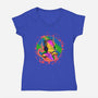 Music In My Soul-Womens-V-Neck-Tee-nickzzarto