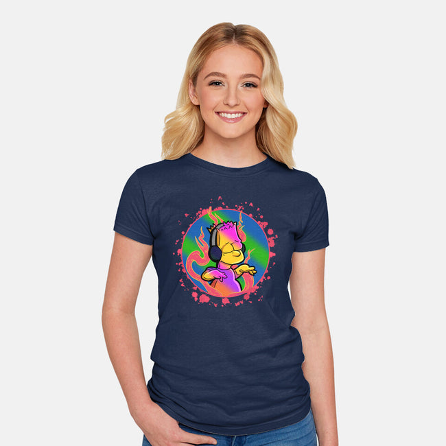 Music In My Soul-Womens-Fitted-Tee-nickzzarto