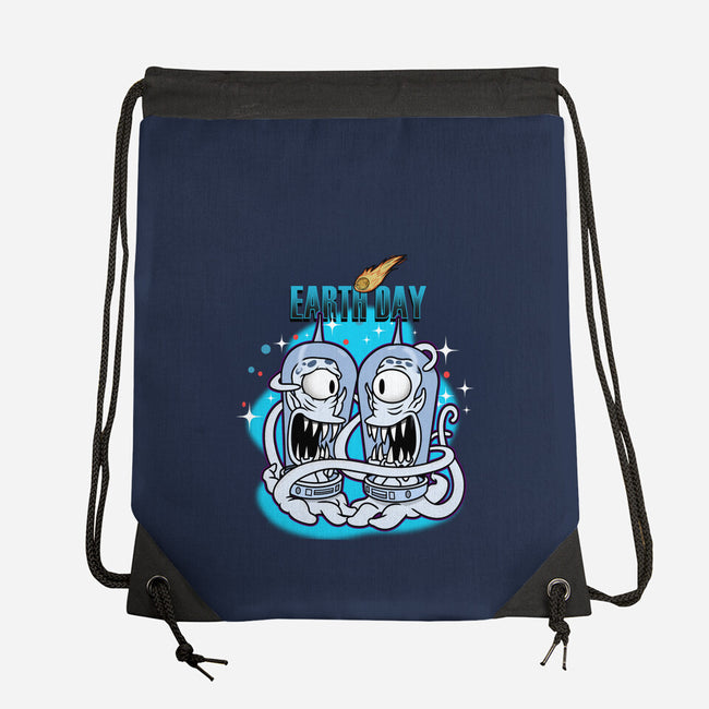 Earth Day-None-Drawstring-Bag-palmstreet